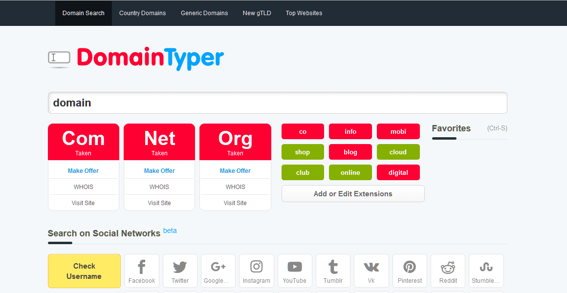 Domain Typer